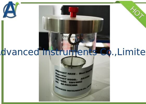 ASTM D6184 Grease Oil Separation Equipment Conical Screen Static Method