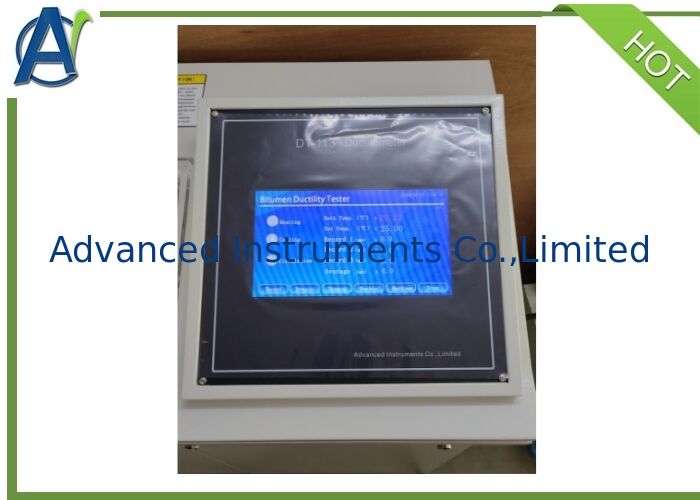 ASTM D113 Automatic Bitumen Ductility Test Machine (Industrial Control)for Highway Engineering