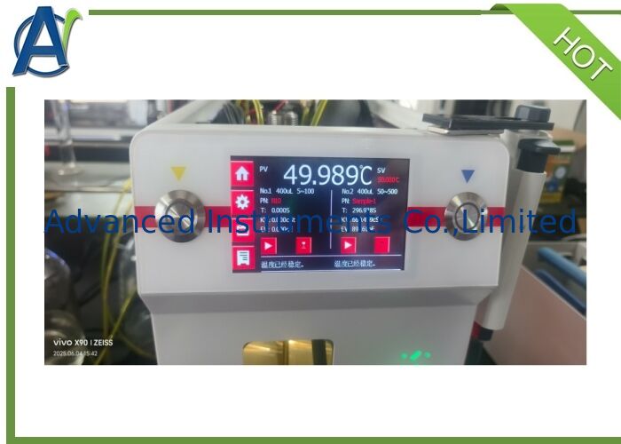 ASTM D7279 and ASTM D445 Automatic Rapid Kinematic Viscometer for Engine Oil Testing with Automatic Measurement