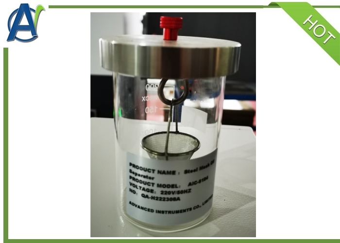 ASTM D6184 Grease Oil Separation Equipment Conical Screen Static Method